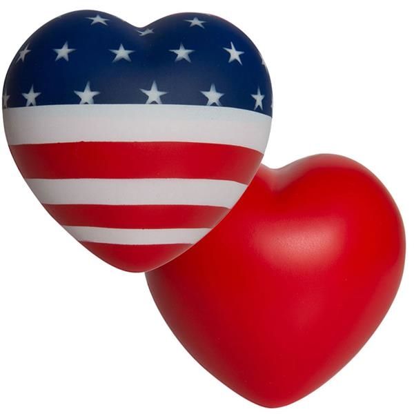 Main Product Image for Custom Flag Heart Squeezies(R) Stress Reliever