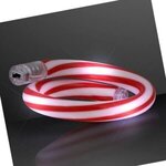 Flashing Christmas Candy Cane Bracelets