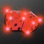 Flashing Dice LED Pin Blinkies