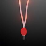 Flashing Lanyard with Badge Clasp -  