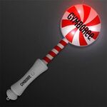 Flashing Lollipop Light Up Wand - Red-white