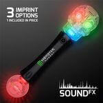Flashing Skull LED Wand with Sound - Multi Color