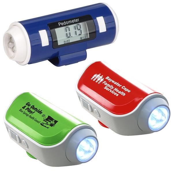 Main Product Image for Flashlight And Siren Pedometer