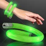 FLASHY LED TUBE BRACELET - Green