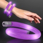 FLASHY LED TUBE BRACELET - Purple
