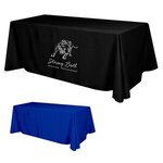 Buy Custom Printed FLAT POLYESTER 3-SIDED TABLE COVER - FITS 8
