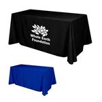 Buy Flat Polyester 4-Sided Table Cover - fits 6