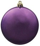 Flat Satin Finish Shatterproof Ornament - Purple