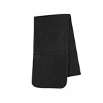 Fleece Scarf With Pockets - Black