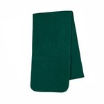 Fleece Scarf With Pockets - Forest Green
