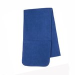 Fleece Scarf With Pockets - Royal Blue