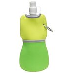 Flex Water Bottle with Neoprene Insulator - Bright Green