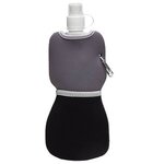 Flex Water Bottle with Neoprene Insulator - Dark Black