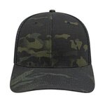 Flexfit 110(R) Premium MultiCam(R) Trucker Mesh Back Cap - Black/Black