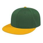 Flexfit® Perforated Performance Cap - Dark Green-athletic Gold