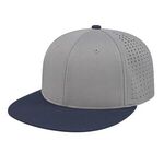 Flexfit® Perforated Performance Cap - Silver-navy