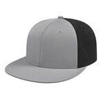 Flexfit® Perforated Performance Cap - Silver-silver-black