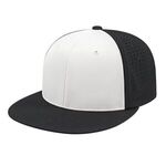 Flexfit® Perforated Performance Cap - White-black-black