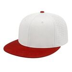 Flexfit® Perforated Performance Cap - White-red