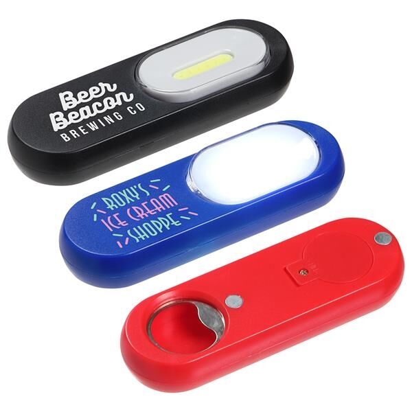 Main Product Image for Marketing Flip 'n Flash Cob Light + Bottle Opener