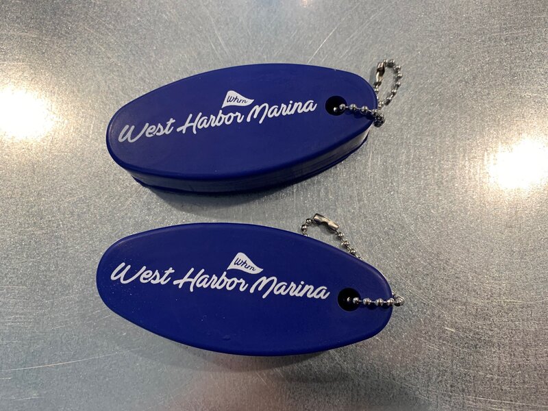 Main Product Image for Custom Printed Floating Oval Foam Boat Key Chain