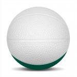 Foam Basketballs Nerf - 3" Mini - White/Forest Grn