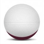 Foam Basketballs Nerf - 3" Mini - White/Maroon