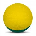 Foam Basketballs  Nerf - 5" Middie - Yellow/Forest Grn