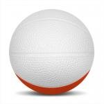 Foam Basketballs  Nerf -6" Large - White/Orange