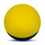 Foam Basketballs  Nerf -6" Large - Yellow/Navy
