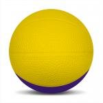 Foam Basketballs  Nerf -6" Large - Yellow/Purple