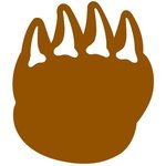 Foam Dragon Claw Cheering Mitt - Brown