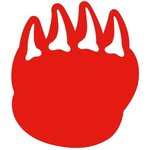 Foam Dragon Claw Cheering Mitt - Red