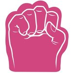 Foam Fist Hand - Hot Pink