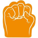 Foam Fist Hand - Orange