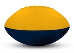 Foam Footballs 4" Long - Color Top - Athletic Gold/Navy