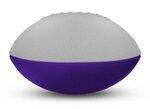 Foam Footballs 4" Long - Color Top - Gray/Purple
