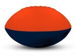 Foam Footballs 4" Long - Color Top - Orange/Navy