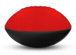 Foam Footballs 4" Long - Color Top - Red/Navy