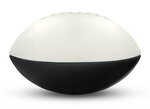 Foam Footballs 4" Long - White Top - White/Black