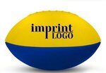 Foam Footballs - 9" Long (11.5" Arc Length) - Color Top -  