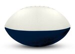 Foam Footballs - 9" Long (11.5" Arc Length) - White Top - White/Navy