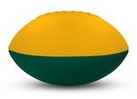 Foam Footballs Nerf - 6" - Athletic Gold/Forest Grn