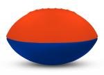 Foam Footballs Nerf - 7" - Orange/Royal