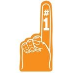 Foam Hand #1 - 16" - Orange