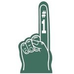 Foam Hand - 18" - Dark Green