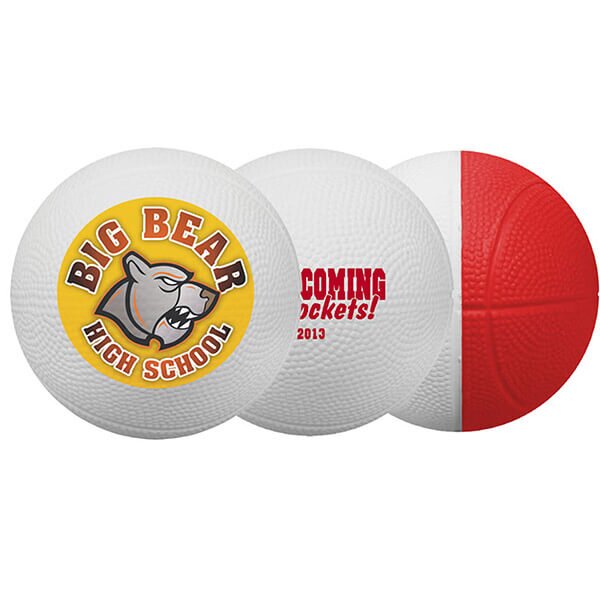 Main Product Image for Custom Printed Foam Mini Basketballs - Two Toned Colors 4"