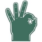 Foam OK Hand - Dark Green