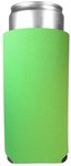FoamZone Collapsible 12 oz. Slim Can Cooler - Lime Green