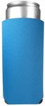 FoamZone Collapsible 12 oz. Slim Can Cooler - Neon Blue
